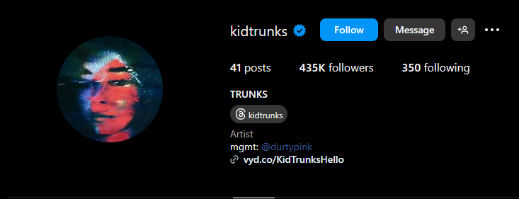 Kid Trunks Instagram Followers